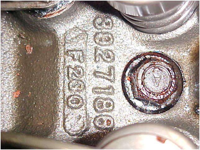 1970 Original LT1 Engine cylinder head casting number