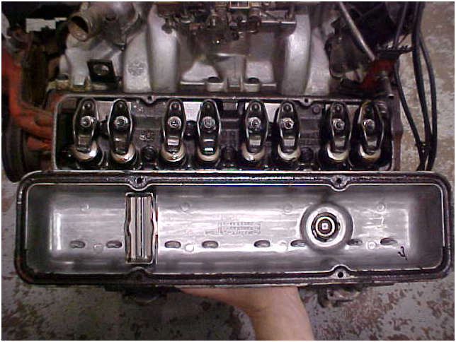 1970 Original LT1 Engine cylinder head and valve cover