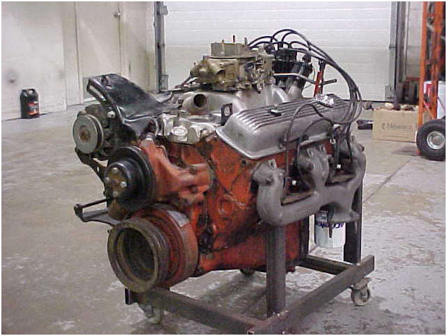 1970 Original LT1 Engine front 2